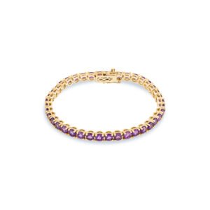 Amethyst studded Tennis Bracelet